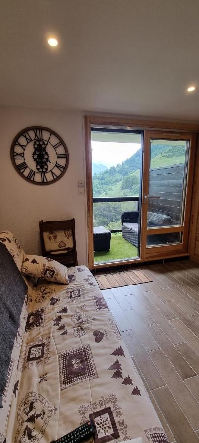 Studio Uissan Pour 5 Personnes A Cote Des Pistes Huez Buitenkant foto